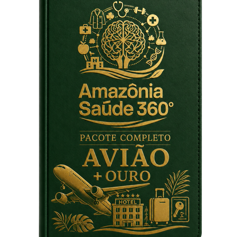Pacote Avião + Passaporte Ouro — Amazônia Saúde 360º