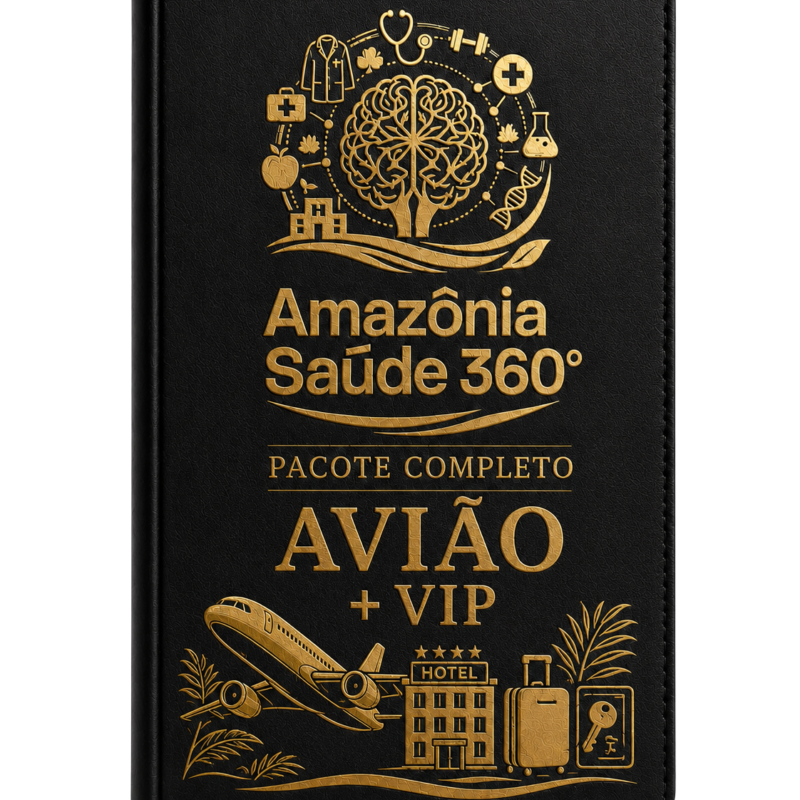 Pacote Avião + Passaporte VIP — Amazônia Saúde 360º
